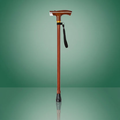 Canne Orthopédique Réglable en Bois avec Lampe LED - Default Title