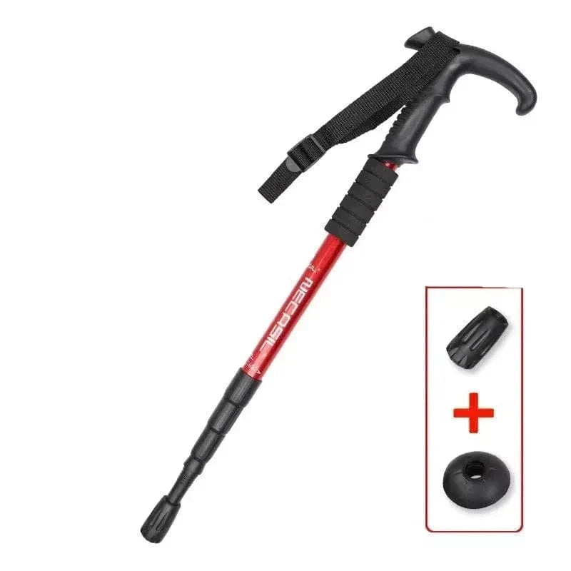 Canne Orthopédique Télescopique et Réglable en Aluminium - Bleu