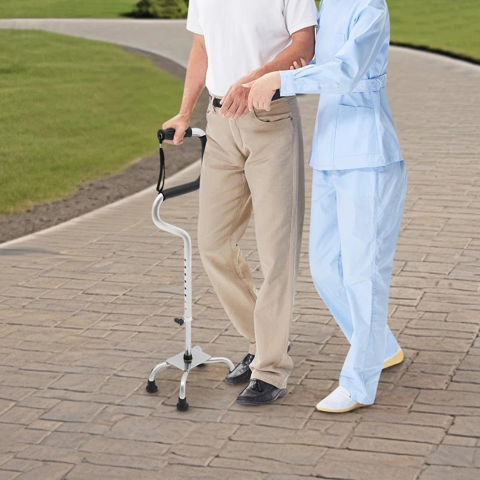 Canne Orthopédique Télescopique Pliable pour Personnes Âgées - Image 3