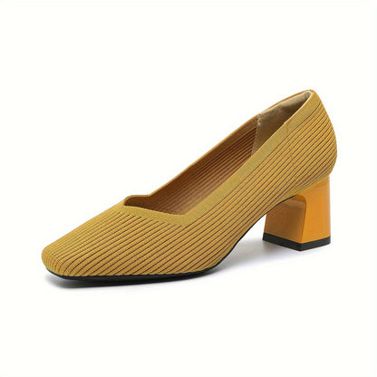 Marie™ – Escarpins confortables à talon stable pour un maintien sans douleur - Noir / 43