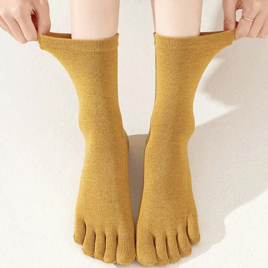 Chaussettes orthopédiques à doigts de pied - 35 / Bordeaux