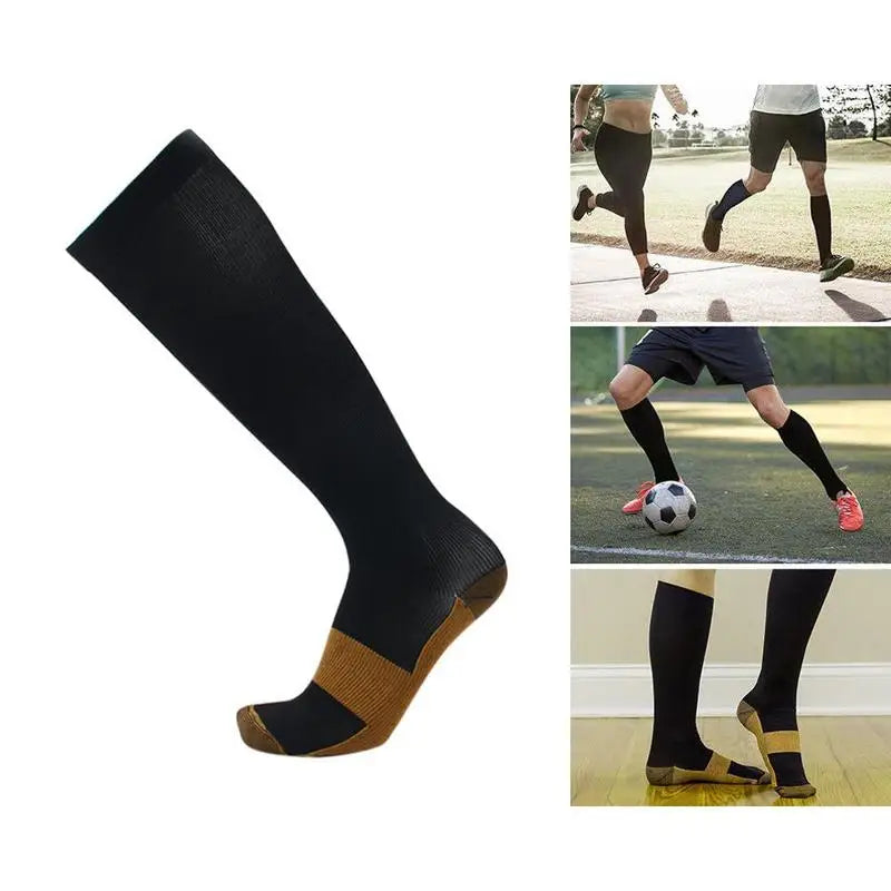 Chaussette Orthopédique Homme à Compression pour Sportif - Beige / XXL