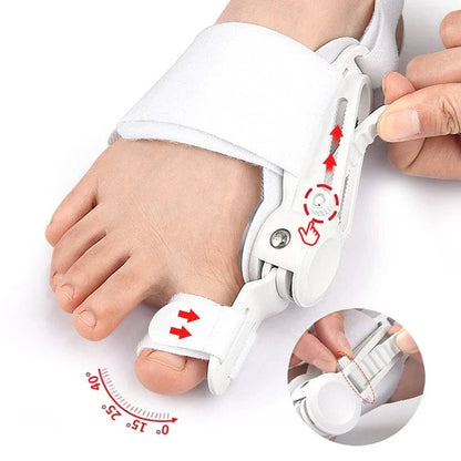 Chaussette Orthopédique Homme Ajusteur Pouce de Pied - Noir