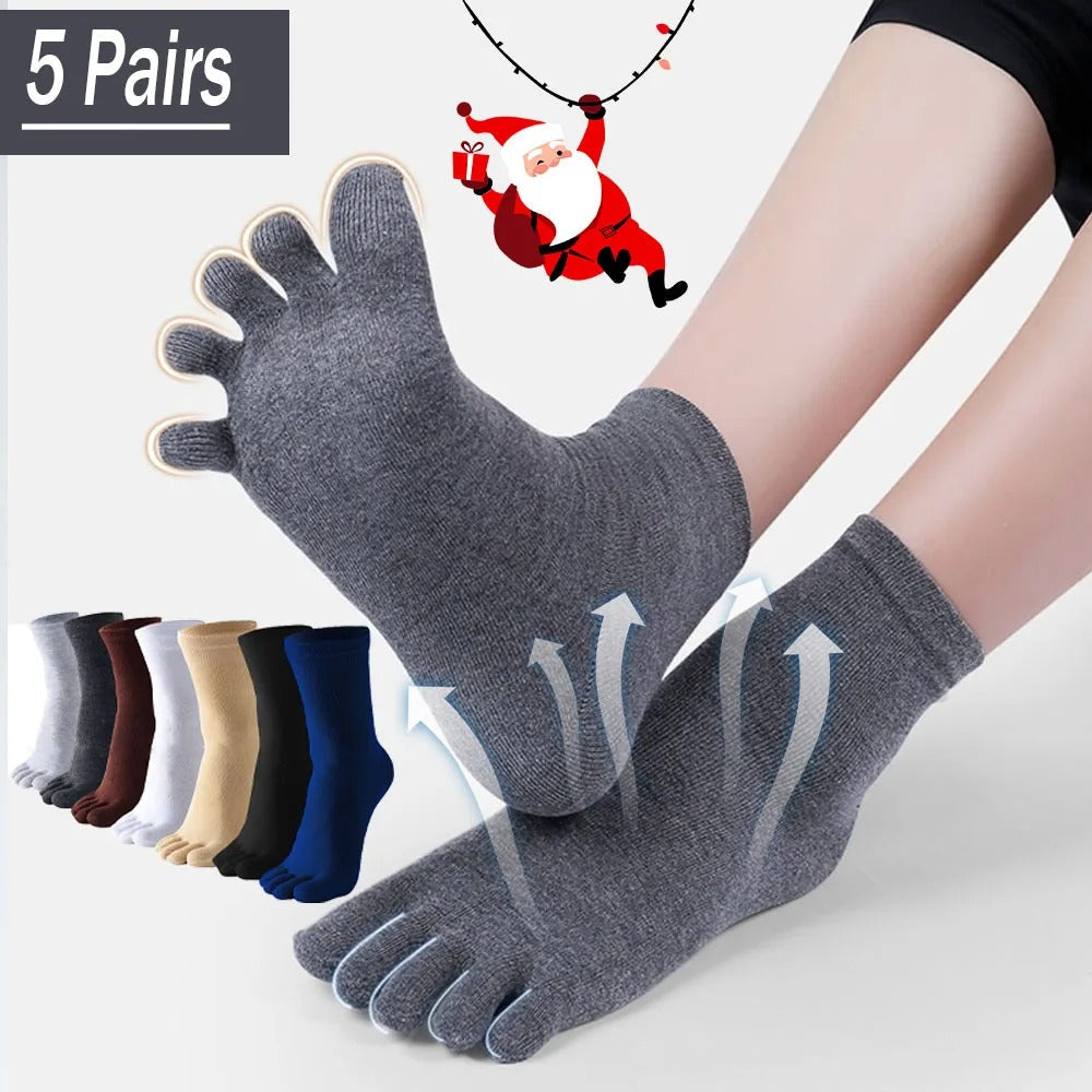 Chaussette avec doigt de pied orthopédique HIVER - 38 / Blanc