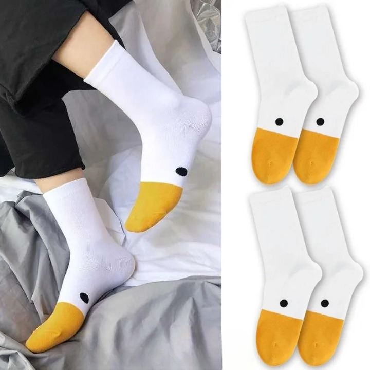 Chaussette canard - 37 / Blanc