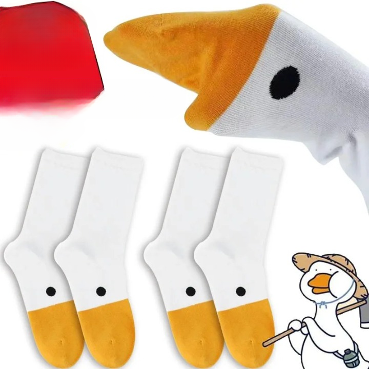 Chaussette canard - 38 / Blanc