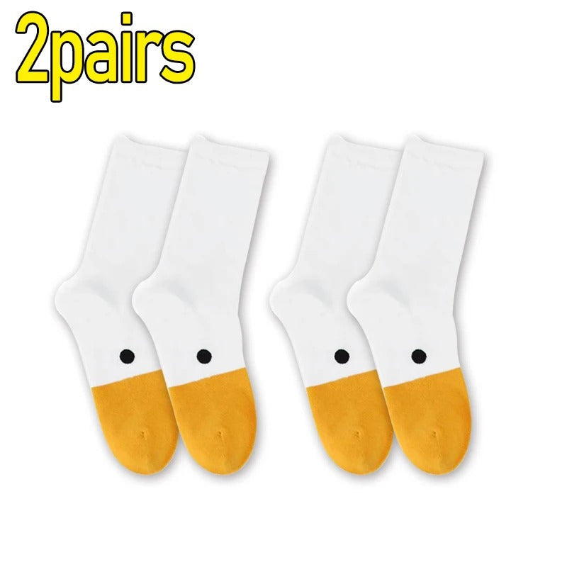 Chaussette canard - 40 / Blanc