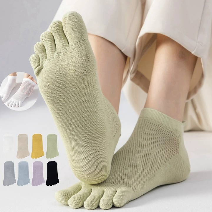 Chaussette cinq orteils orthopediques hommes - 35 / Jaune