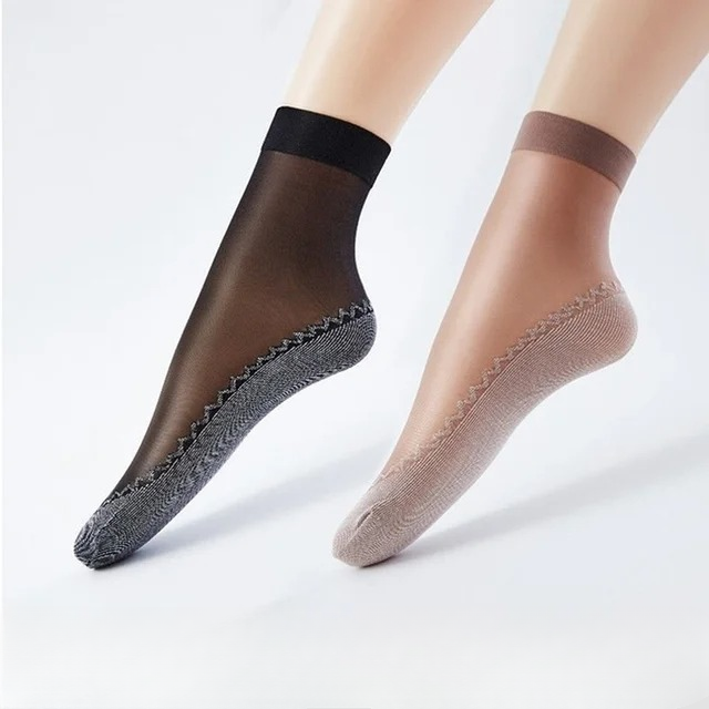 Chaussette femme invisible - 36 / Bisque