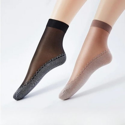 Chaussette femme invisible - 36 / Bisque