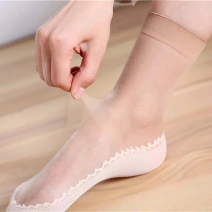 Chaussette femme invisible - 36 / Gris clair