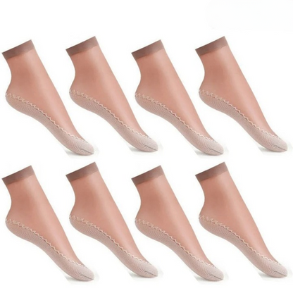Chaussette femme invisible - 39 / Bisque
