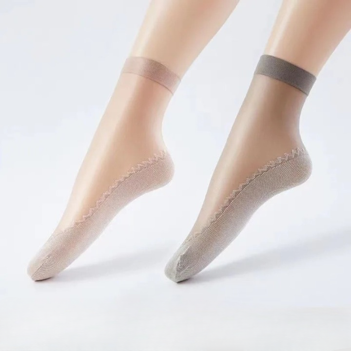 Chaussette femme invisible - 37 / Blanc