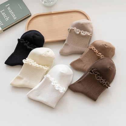 Chaussette froufrou - 35 / Blanc