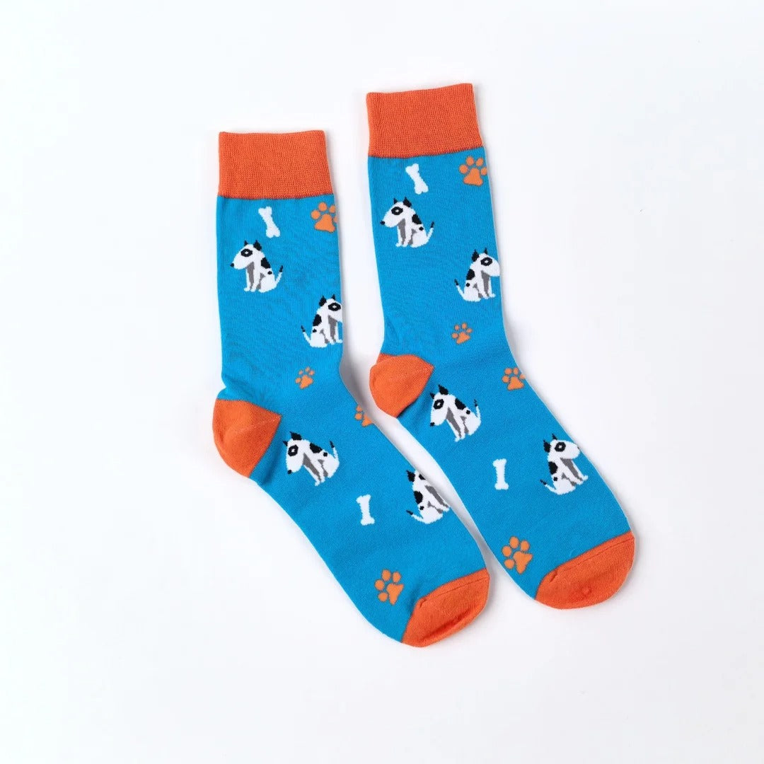 Chaussette funny - 35 / Bleu