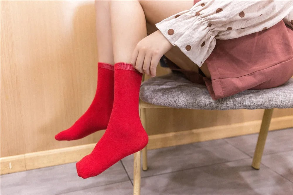 Chaussette habillée femme - 36 / Rose
