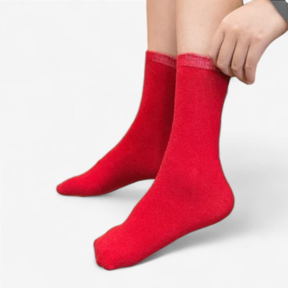 Chaussette habillée femme - 37 / Bleu