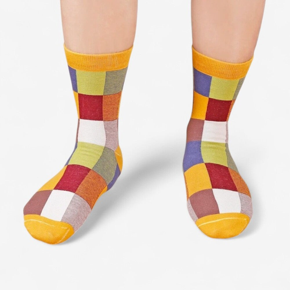 Chaussette homme motif - 35 / Bleu