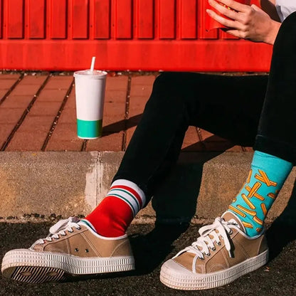 Chaussette humour homme - 38 / Rouge