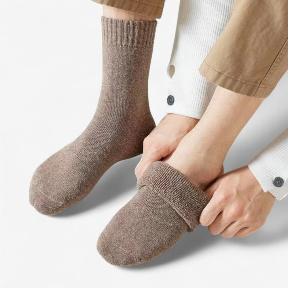 Chaussette laine homme - 40 / Noir