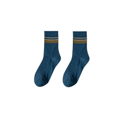Chaussette orange - 40 / Bleu
