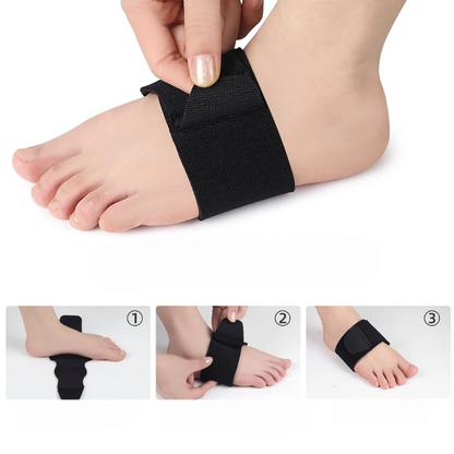 Chaussette orthopédique pied plat - 39 / Noir