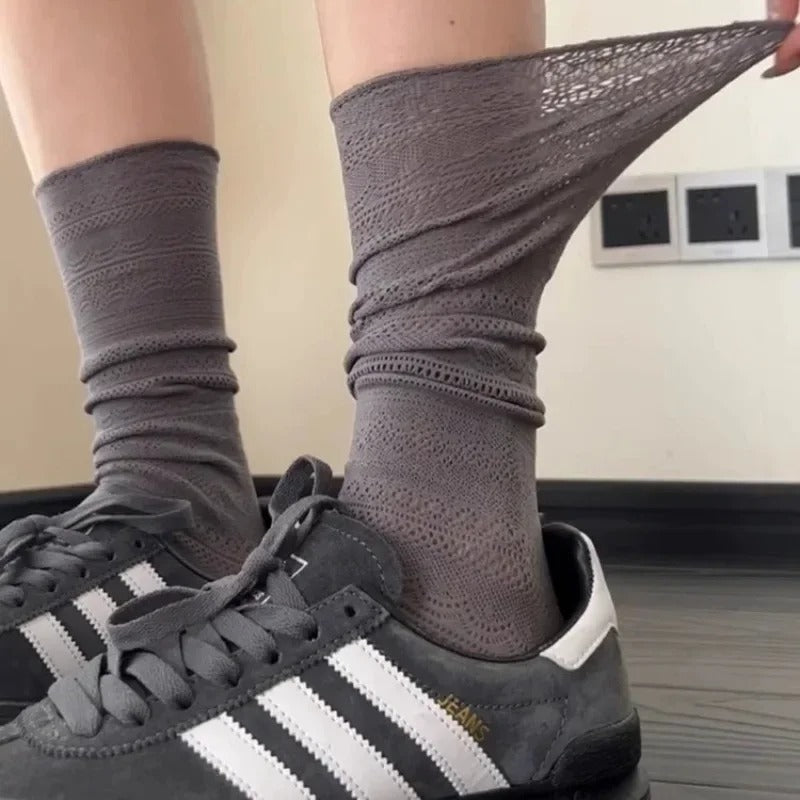Chaussette soie - 37 / Noir