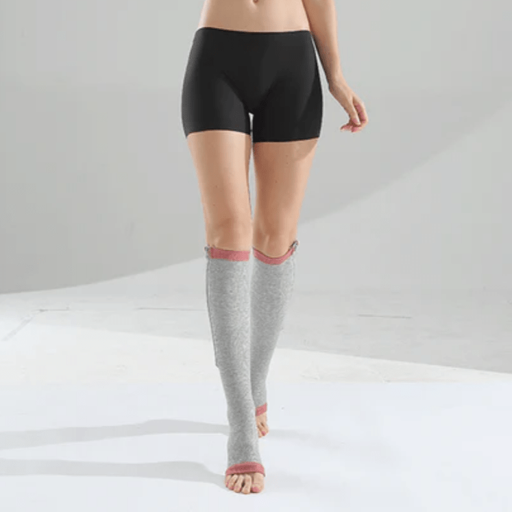 Chaussettes Compression Fermetures Éclaires - Gris / S-M