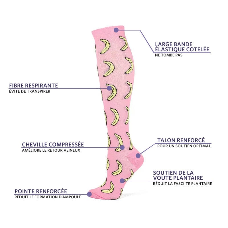 Chaussettes Compression Orthopédiques Femme - S-M