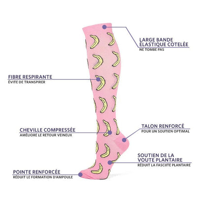 Chaussettes Compression Orthopédiques Femme - S-M