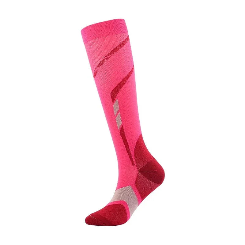 Chaussettes Compression Unisexe - Noir et bleu / S-M