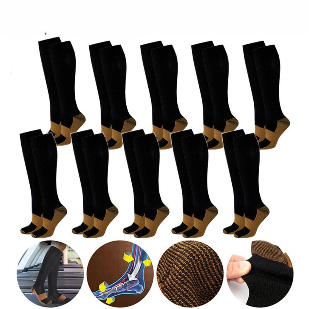 Chaussettes de Compression Cuivre Homme - Image 5