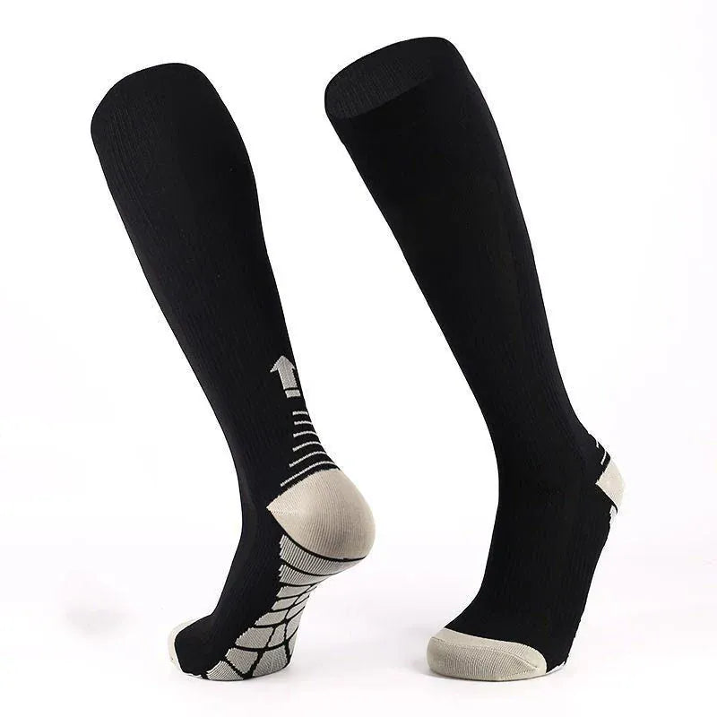 Chaussettes de Contention Sport Homme - Noir / L-XL (39-43)