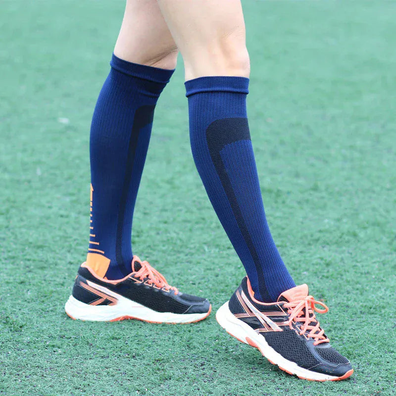 Chaussettes de Contention Sport Homme - Bleu / 3XL (45-48)