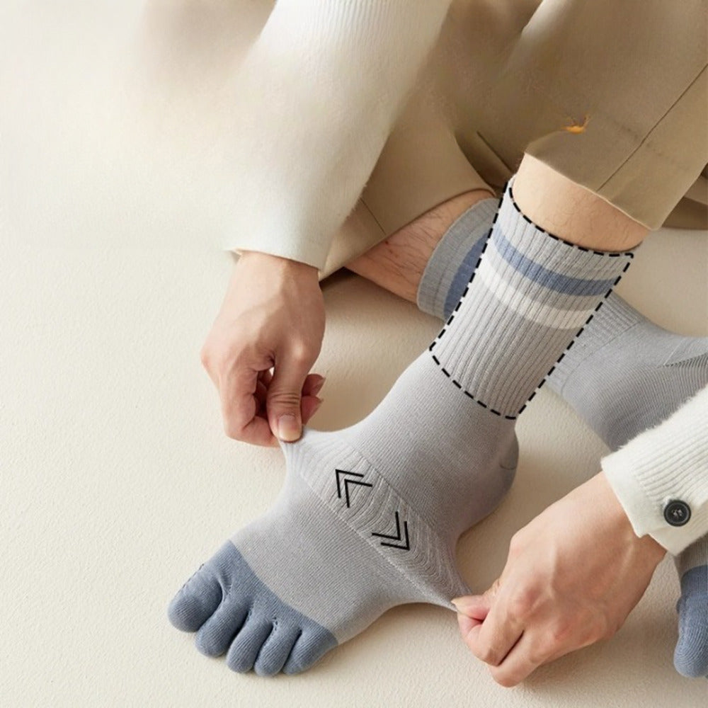 Chaussettes 100% coton homme - 39 / Noir