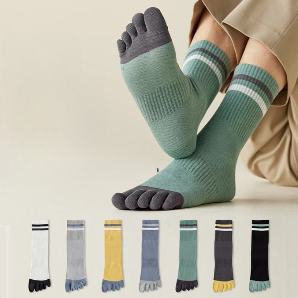 Chaussettes 100% coton homme - 39 / Vert