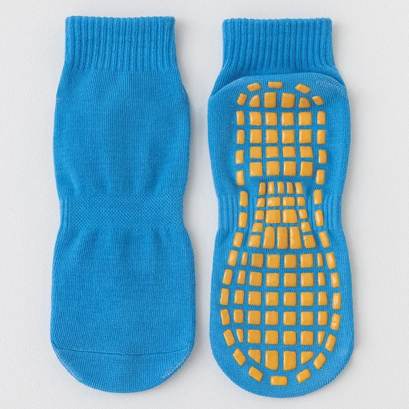 Chaussettes antidérapantes pilates - 36 / Bleu