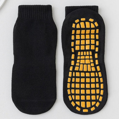 Chaussettes antidérapantes pilates - 36 / Noir
