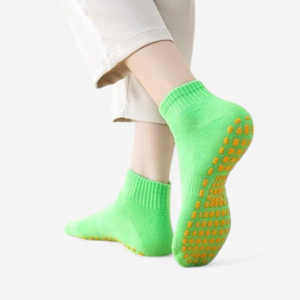 Chaussettes antidérapantes pilates - 36 / Vert