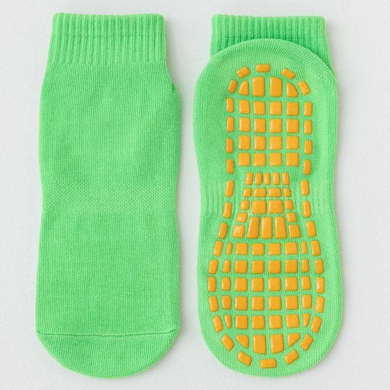 Chaussettes antidérapantes pilates - 35 / Bleu