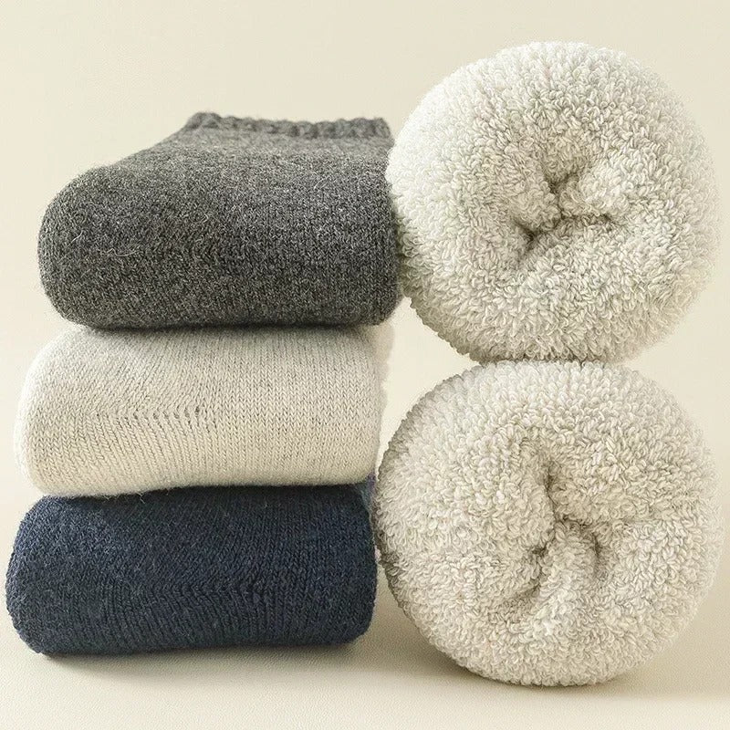 Chaussettes epaisses - 38 / Gris clair