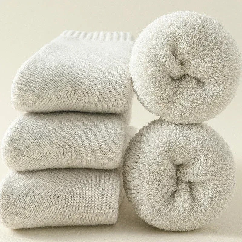 Chaussettes epaisses - 39 / Blanc