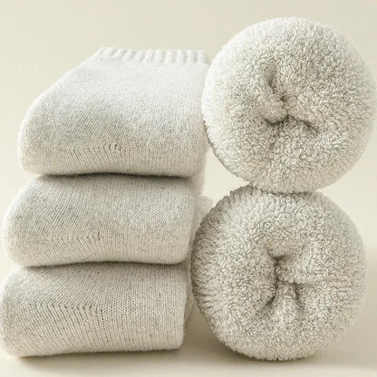 Chaussettes epaisses - 39 / Blanc