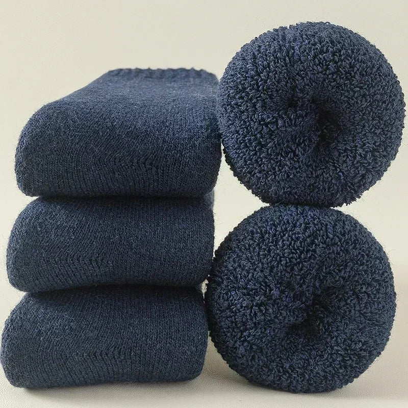 Chaussettes epaisses - 39 / Bleu marine