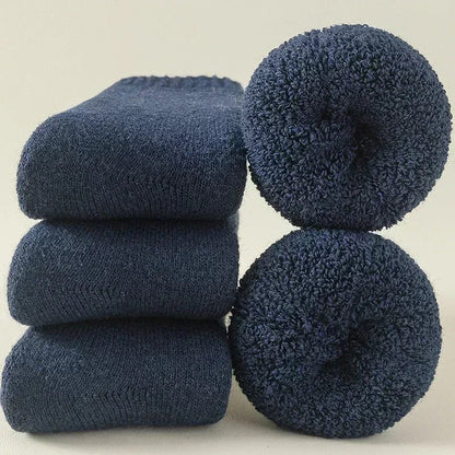 Chaussettes epaisses - 39 / Bleu marine