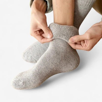Chaussettes epaisses - 39 / Gris clair