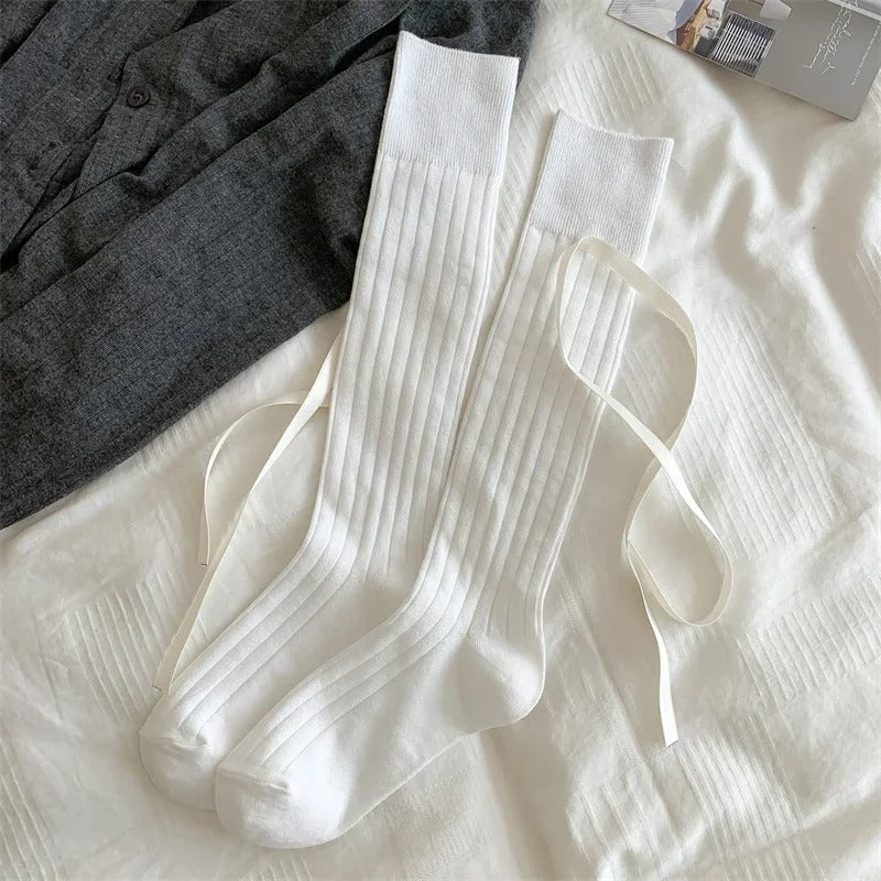 Chaussettes montantes elegantes - 34 / Peanet