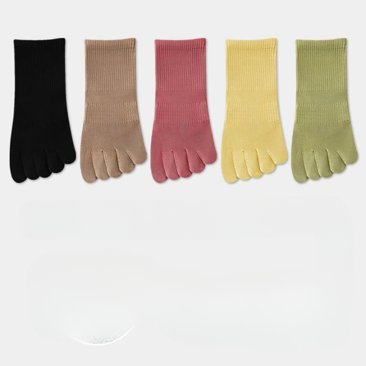 Chaussettes orteils séparés orthopédie - 35 / Argent