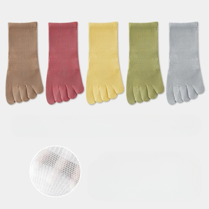 Chaussettes orteils séparés orthopédie - 35 / Noir