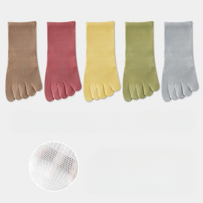 Chaussettes orteils séparés orthopédie - 35 / Noir